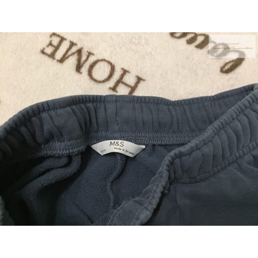 M§S 6-7 év 122 cm kék puha pamut fiú nadrág-  újszerű,hibátlan