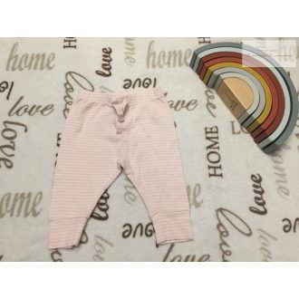   Baby GAP 3-6 hó 68 cm rózsaszín csíkos pamut lány nadrág- újszerű,hibátlan