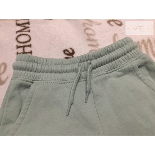 Primark 2-3 év 98 cm halvány zöld puha pamut fiú nadrág- - új, szettet bontottam