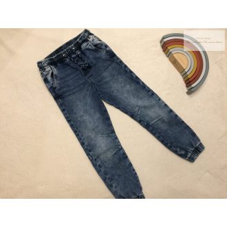   TU 7 év 122 cm  farmer fiú nadrág, szárán gumis- újszerű,hibátlan