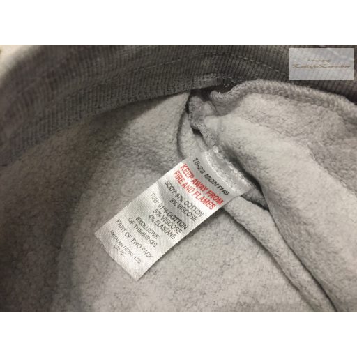Matalan 18 - 23  hó 86 - 92 cm  szürke pamut fiú nadrág/ jogger -újszerű,hibátlan