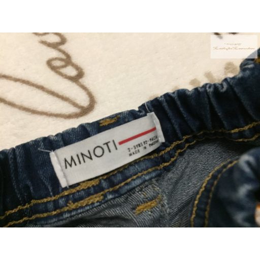 Minoti 2-3 év 98 cm gyárilag szaggatott fiú farmer nadrág-újszerű,hibátlan