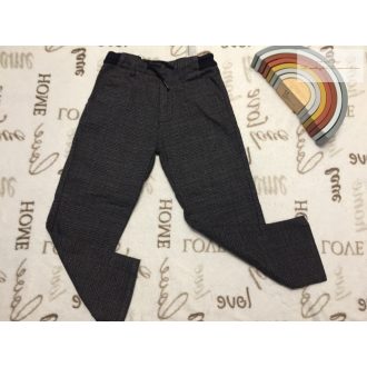   Zara 7 év 122 cm apró kockás pamutszövet fiú alkalmi/ elegáns nadrág újszerű,hibátlan