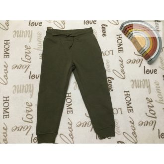  Matalan 3-4 év 98-104 cm sötétzöld, puha pamut fiú nadrág -új, szettet bontottam