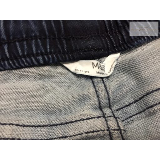 M§S 10- 11 év 140-146 cm puha pamutos farmer fiú nadrág - újszerű,hibátlan