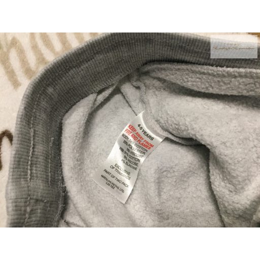 Matalan 4-5  év   104 - 110 cm szürke pamut fiú nadrág/ jogger   - újszerű,hibátlan