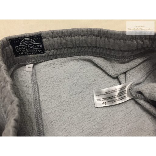C§A 13 év 158 cm szürke pamut fiú nadrág/ jogger - újszerű,hibátlan