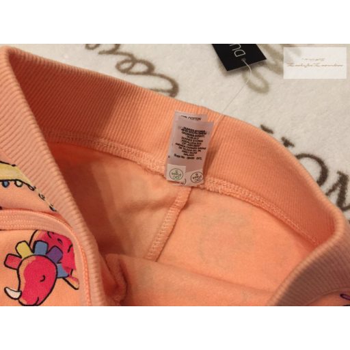Dunnes 3-4 év 104 cm  színes dinó mintás puha pamut lány szabadidő nadrág-   új, címkés