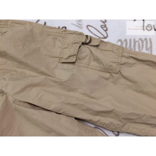 Next 10 év 140 cm világosbarna, pamut béléses fiú parachute nadrág- újszerű,hibátlan