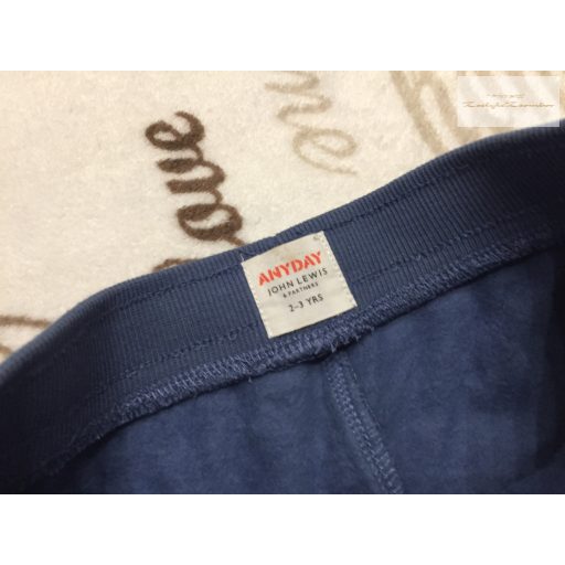 John Lewis 2-3 év 92-98 cm kék, kutya mintás pamut fiú nadrág -újszerű,hibátlan
