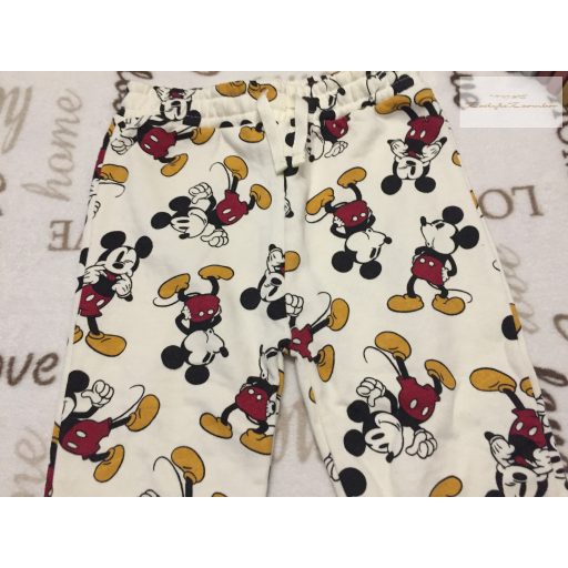 Primark 2-3 év 98 cm Mickey mintás pamut fiú nadrág - újszerű,hibátlan