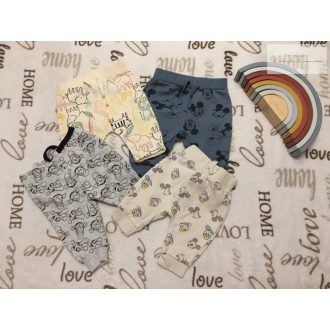   Disney és Primark 0-3/ up to 3 hó 56-62 cm MickeyTigris- Pluto- állat mintás pamut fiú nadrág szett 4 db - újszerű,hibátlan