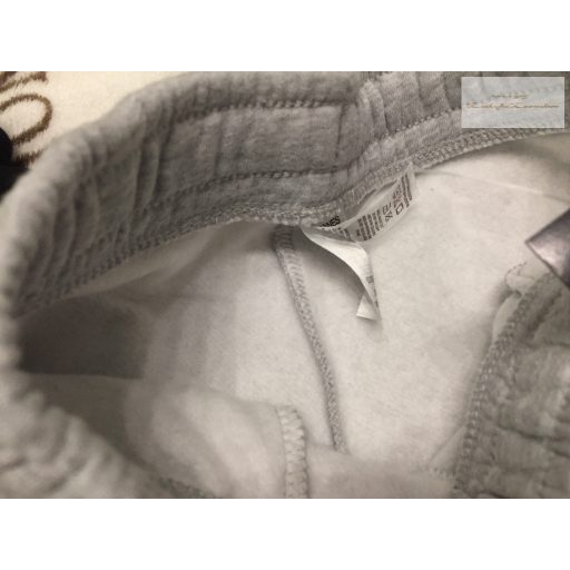 Dunnes 7 év 122 cm szürke -fekete puha pamut fiú szabadidőnadrág szett 2 db - új, címkés