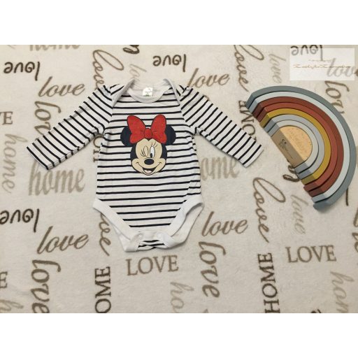 Disney at C§A up to 3 month 62 cm Minnie mintás pamut lány body- újszerű,hibátlan