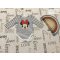 Disney at C§A up to 3 month 62 cm Minnie mintás pamut lány body- újszerű,hibátlan