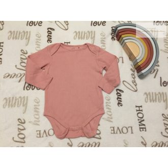   Next 12 - 18 hó 86 cm  rózsaszín  pamut lány  body - új, szettet bontottam