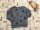George 3 - 4  év 98 -104 cm kék, teknős-csiga mintás pamut felső/ pulóver- újszerű,hibátlan