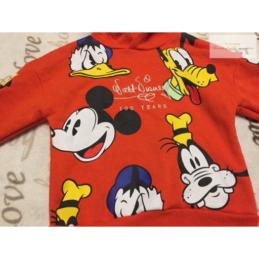 Disney at Primark 3-4 év 98-104 cm Mickey - Pluto  mintás pamut fiú felső/ pulóver - újszerű,hibátlan