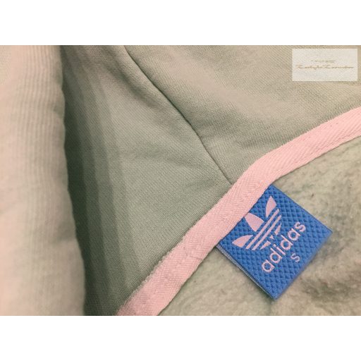 Adidas S  13-14 év halvány zöld puha pamut felső/ pulóver-újszerű,hibátlan