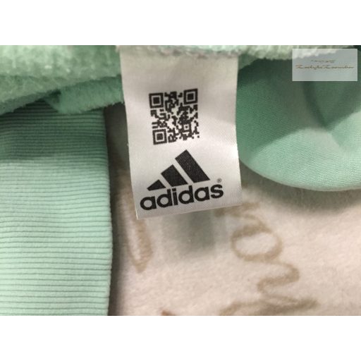 Adidas S  13-14 év halvány zöld puha pamut felső/ pulóver-újszerű,hibátlan