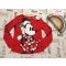 Next 7 év 122 cm piros, Mickey mintás pamut fiú felső- új, címkés -karácsonyi