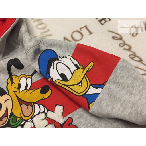 Mickey at TU 3-4 év 98 -104 cm  Plútó-Donald-Mickey mintás  pamut fiú felső/ pulóver-  újszerű,hibátlan