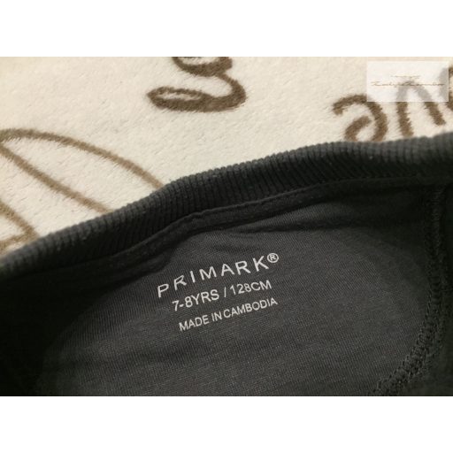 Primark 7-8 év 122-128 cm zöld, dinó mintás pamut fiú felső/ pulóver- újszerű,hibátlan
