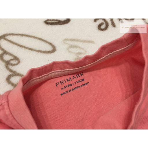 Primark 4-5 év 104-110 cm rózsaszín,unikornis mintás pamut lány felső- újszerű,hibátlan 