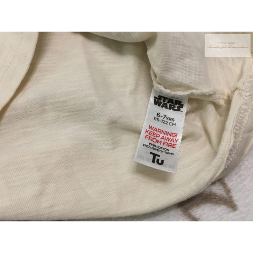Star Wars at TU 6-7 év 116-122 cm  Yoda mintás  pamut fiú felső- új, szettet bontottam