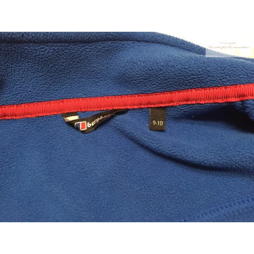 Berghaus 9-10 év 134-140 cm kék, vastagabb polár fiú felső - újszerű,hibátlan