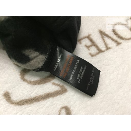 MAtalan 6 év 116 cmfekete - terepmintás  vékonyabb polár fiú felső/ pulóver -  újszerű.hibátlan