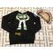Toy Story 7-8 év 122 - 128 cm fekete Buzz mintás pamut fiú felső/ pulóver - újszerű, hibátlan