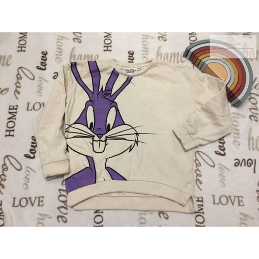 Looney Tunes 9-10 év 134- 140 cm lila Tapsi Hapsi mintás pamut lány felső-újszerű