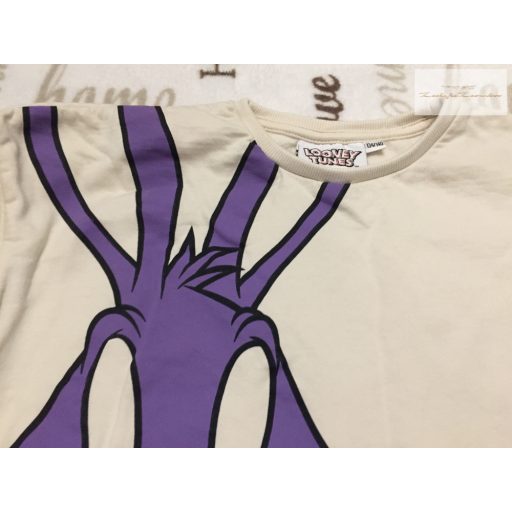 Looney Tunes 9-10 év 134- 140 cm lila Tapsi Hapsi mintás pamut lány felső-újszerű
