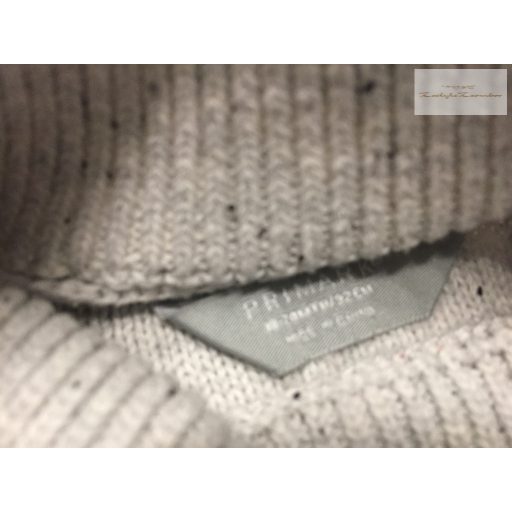 Primark 18- 24 hó 92 cm szürke melíros vékony kötött garbó nyakú fiú felső--- újszerű,hibátlan