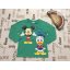 Disney 4-5 év  110 cm zöld, Mickey -Donald mintás pamut fiú felső  - új, szettet bontottam