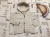 Mothercare 18-24 hó 86-92 cm bézs, hátulján barna feliratos pamut fiú felső / pulóver-újszerű,hibátlan