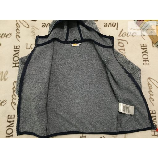 Kids 5-6 év 110 -116 cm kék finomkötött, belül polár fiú felső/ pulóver - újszerű,hibátlan