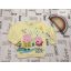 Peppa Pig 4-5 év 104-110 cm sárga, Peppa-Jolie -virágmintás pamut lány felső/ pulóver - újszerű,hibátlan