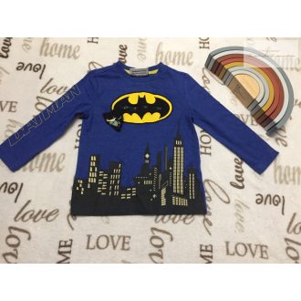  Batman 18 -24 hó 86-92 cm BAtman mintás pamut fiú felső - újszerű,hibátlan