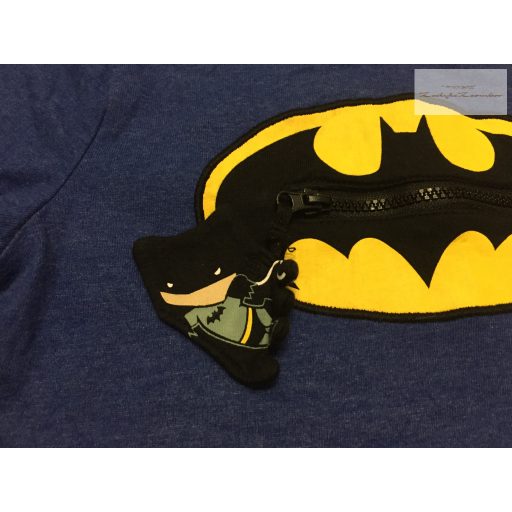 Batman 18 -24 hó 86-92 cm BAtman mintás pamut fiú felső - újszerű,hibátlan