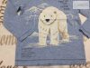 TU 12 - 18  hó 80 - 86 cm kék, jegesmedve mintás pamut fiú felső- újszerű,hibátlan