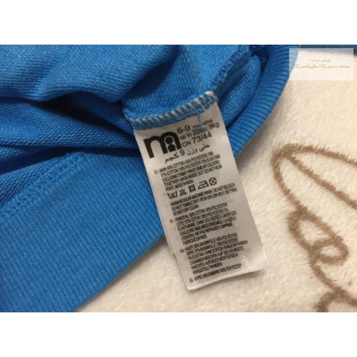 Mothercare 6-9 hó 9 kg Peppa - Jolie mintás pamut fiú felső/ pulóver-újszerű,hibátlan