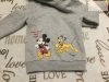 Disney at Primark 2-3 év 92-98 cm Donald-Mickey mintás puha pamut fiú felső/ pulóver-új, csak lecímkézve