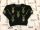 Nutmeg 18-24 hó 86-92 cm fekete szőrös pulóver rénszarvas mintával - újszerű