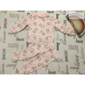 Disney at Primark 9-12 hó 74-80 cm rózsaszín, Marie cica mintás puha pamut lány szabadid szett-újszerű,hibátlan   Disney at Primark 9-12 hó 74-80 cm rózsaszín, Marie cica mintás puha pamut lány szabadid szett-újszerű,hibátlan