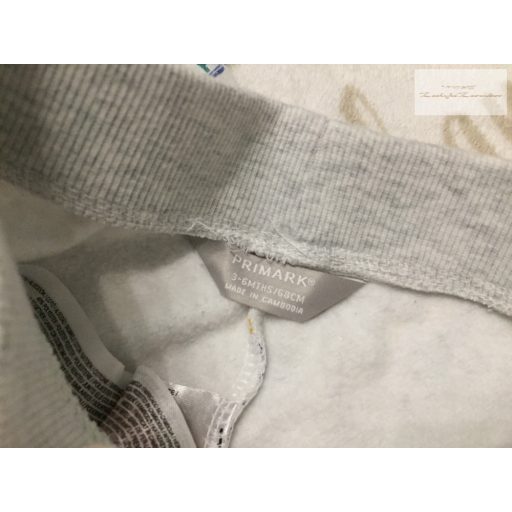 Primark 3-6 hó 62-68 cm jármű-ház-nap mintás pamut fiú szabadidő szett/ együttes-újszerű,hibátlan