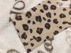 George 9 - 12 hó 74 - 80 cm  leopárd mintás vékony pamut felső és legging szett -újszerű