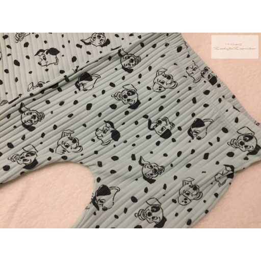 Disney at George 12 - 18  hó 80 -86  cm halvány zöld, 101 kiskutya mintás pamutz lány felső és legging szett-  újszerű,hibátlan