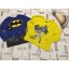 Batman 2-3 és 3-4 év kék - saárga, Batman mintás pamut fiú felső szett 2 db -újszerű,hibátlan